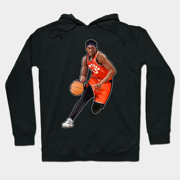 Pascal Siakam Moves The Ball Hoodie by RunAndGow